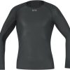 Langarm Shirts | GOREWEAR Gorewear Windstopper Baselayer Langarmshirt Herren Schwarz