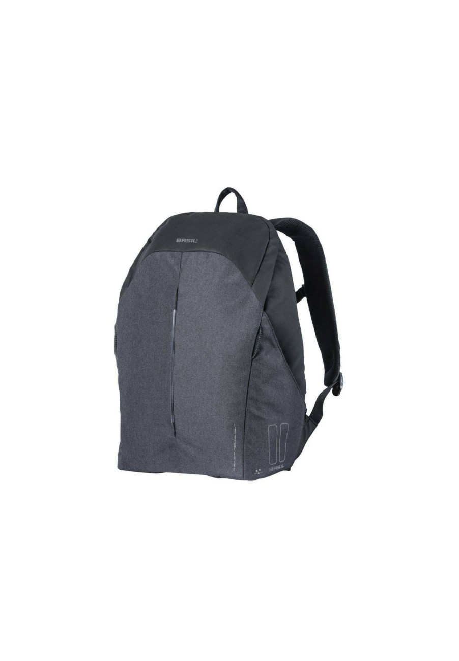 Taschen & Korbe | Basil Basil B-Safe Nordlicht Commuter Rucksack 18L Herren Grau/Schwarz