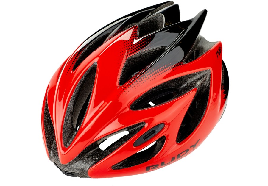 Rennradhelme | Rudy Project Rudy Project Rush Helm Rot/Schwarz