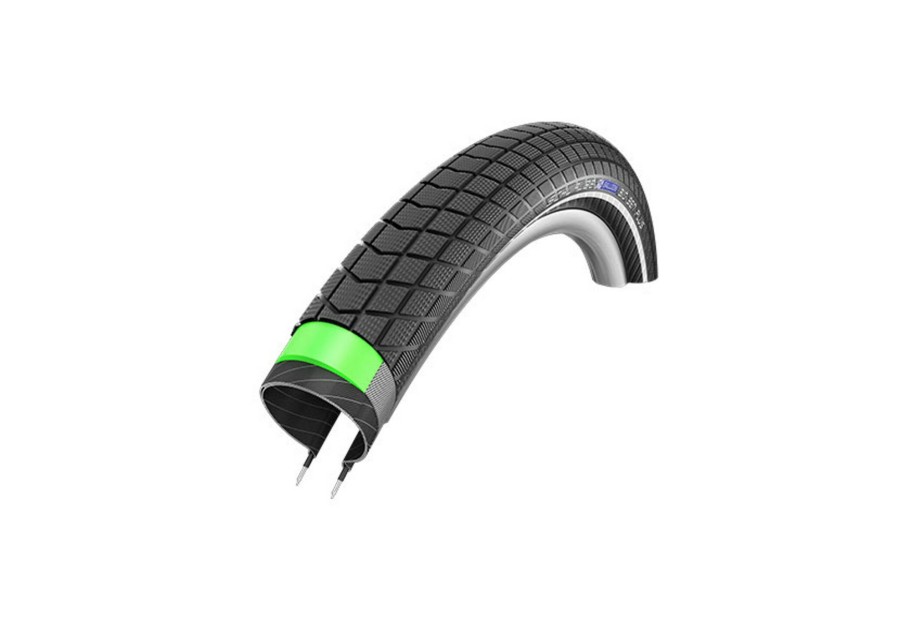 E-Bike Teile | SCHWALBE Schwalbe Big Ben Plus Drahtreifen 27.5X2.00" Performance Greenguard E-50 Reflex