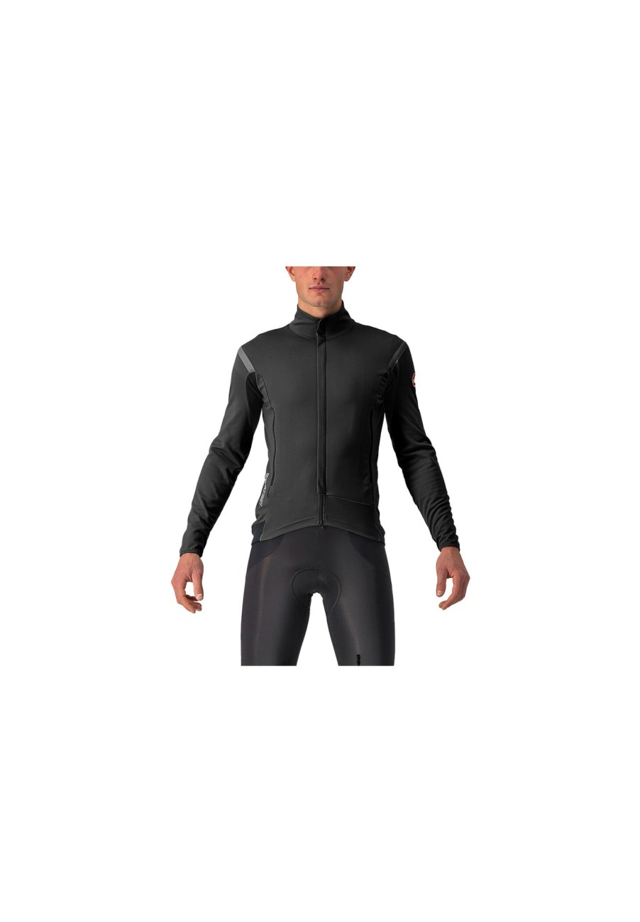 Rennradjacken | Castelli Castelli Perfetto Ros 2 Jacke Herren Schwarz