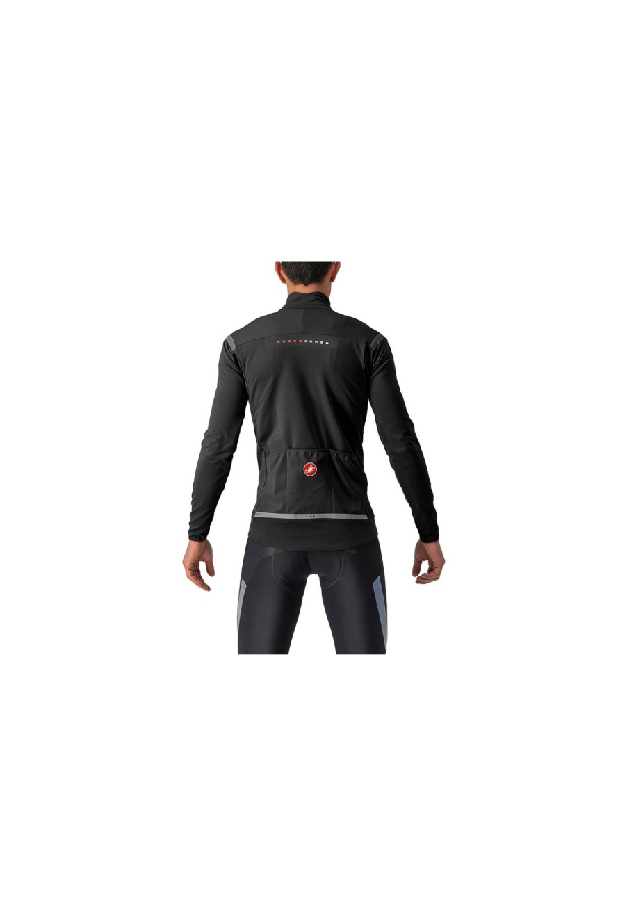 Rennradjacken | Castelli Castelli Perfetto Ros 2 Jacke Herren Schwarz