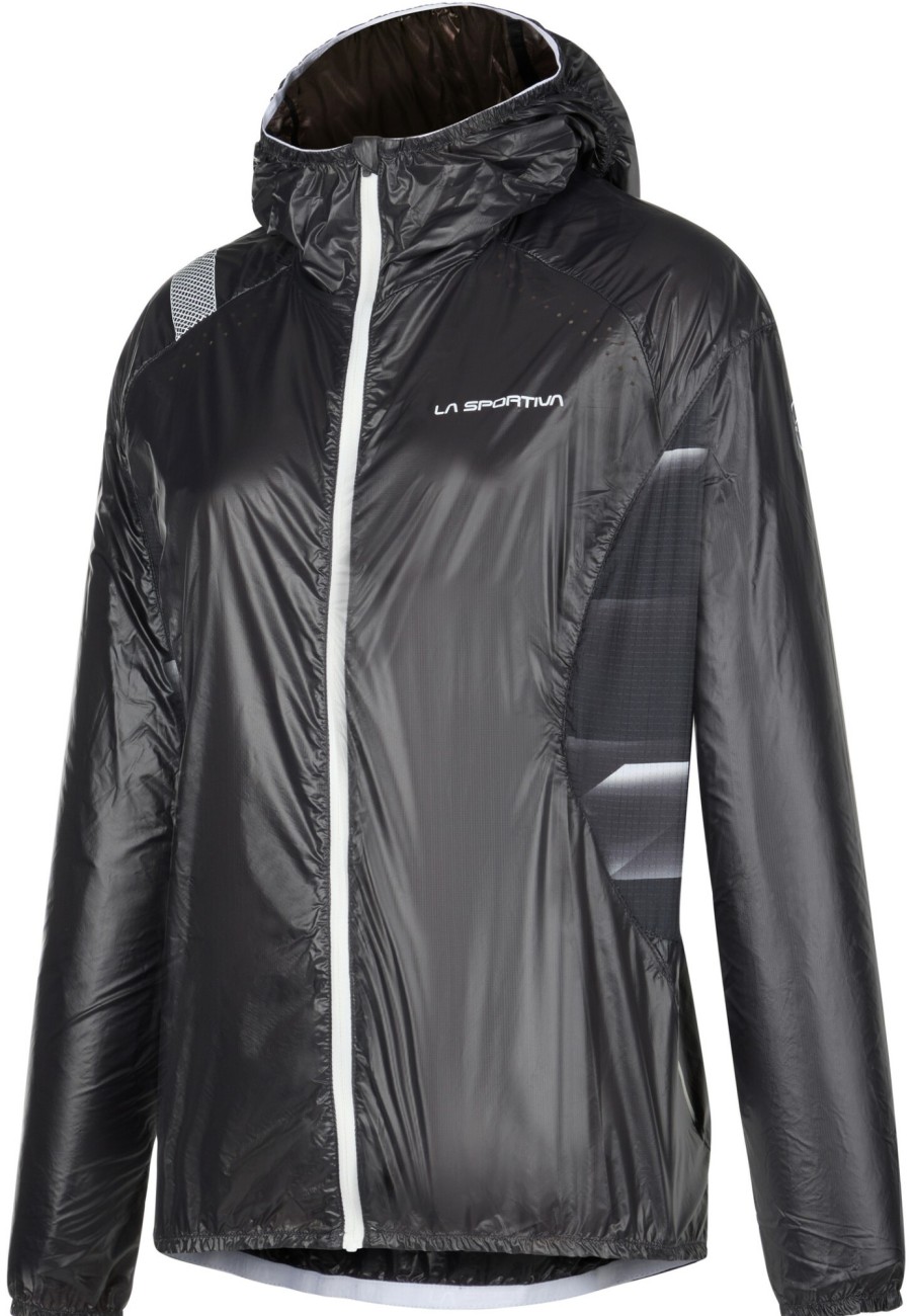 Laufbekleidung | La Sportiva La Sportiva Briza Windbreaker Jacke Damen Schwarz