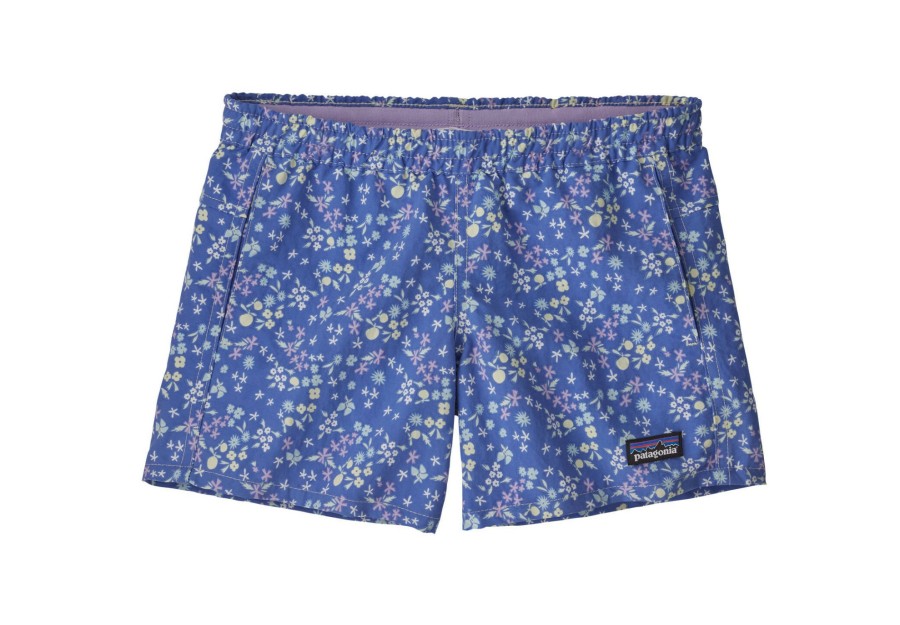 Laufbekleidung | Patagonia Patagonia Baggies Shorts Madchen Blau