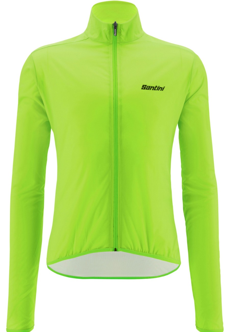 Windjacken | Santini Santini Nebula Windbreaker Mit Ruckentaschen Herren Grun