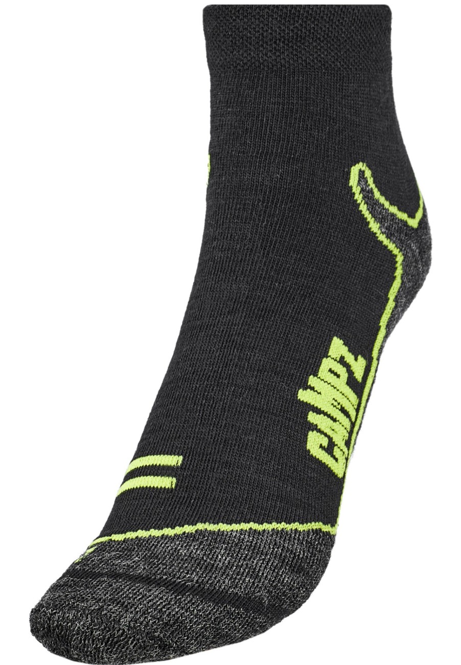 Socken | CAMPZ Campz Sneaker Socken Merino Kinder Schwarz