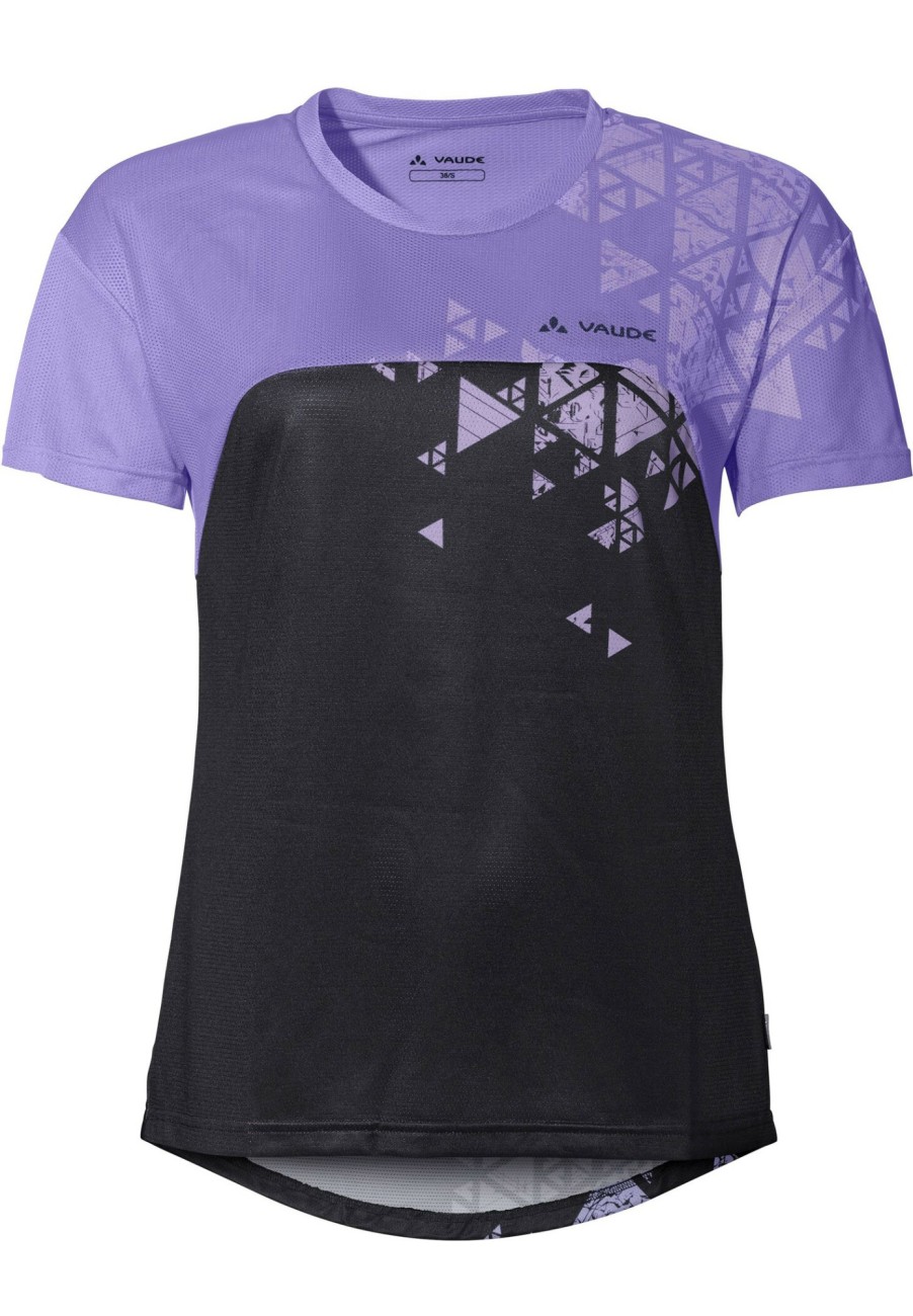 Streetwear | VAUDE Vaude Moab Vi T-Shirt Damen Schwarz/Lila