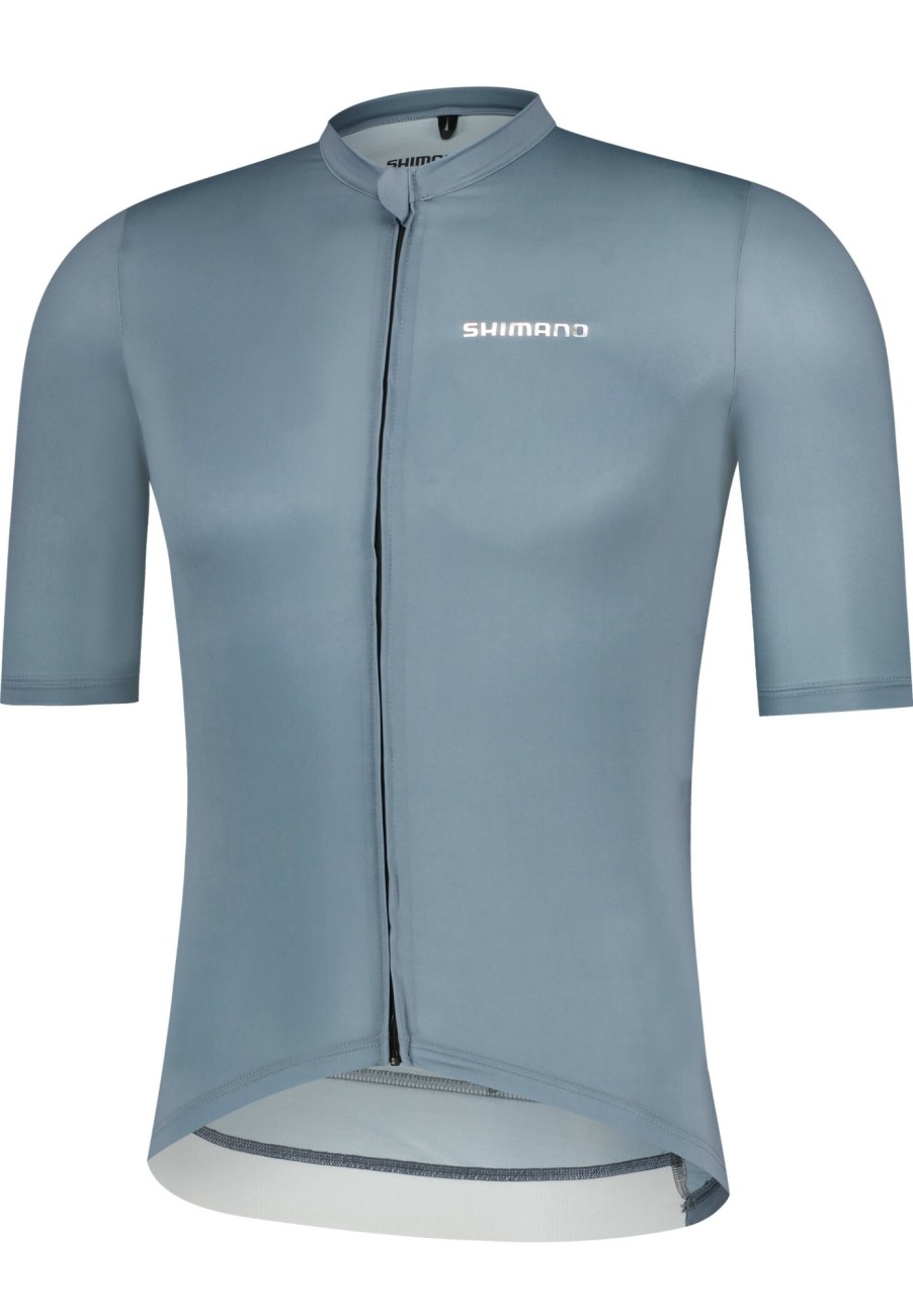 Trikots Kurzarm | Shimano Shimano Suki Kurzarm Trikot Herren Blau