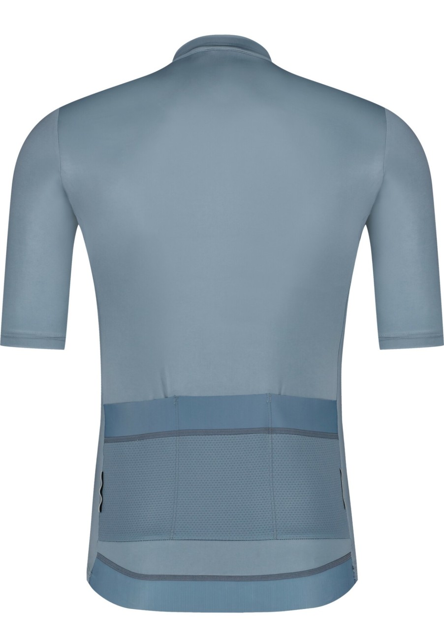 Trikots Kurzarm | Shimano Shimano Suki Kurzarm Trikot Herren Blau