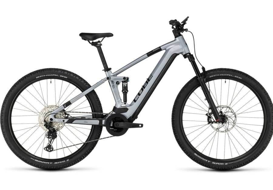 E-Mountainbikes | Cube Cube Stereo Hybrid 120 Race 750 Silber