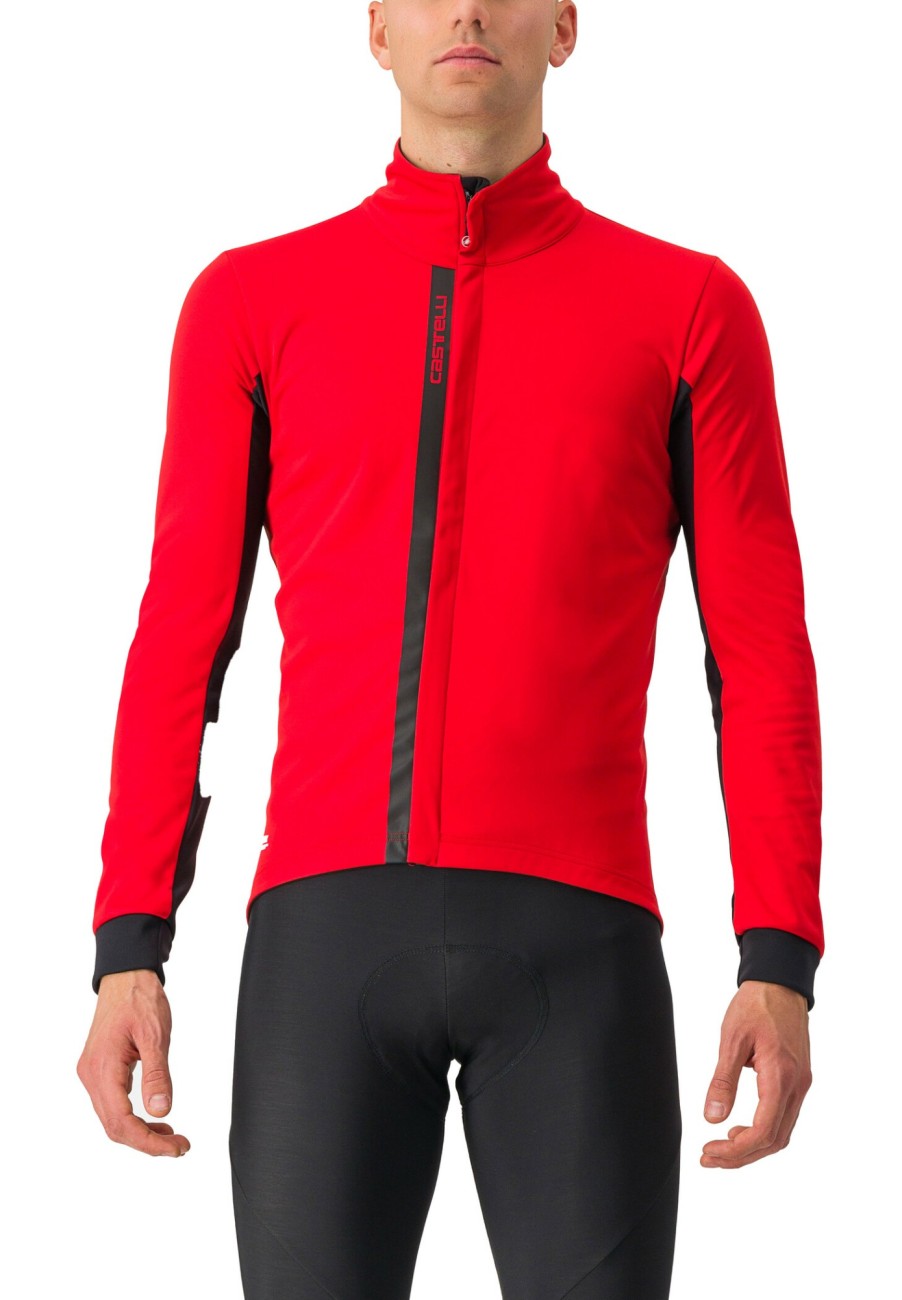 Rennradjacken | Castelli Castelli Entrata Jacke Herren Rot