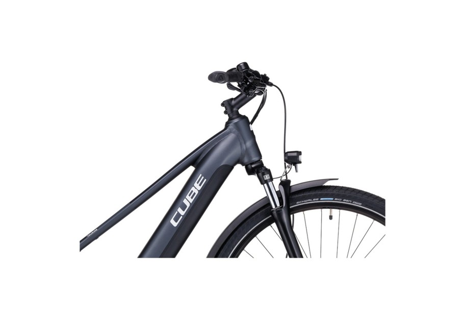 E-Bikes Trekking | Cube Cube Touring Hybrid One 625 Trapez Grau