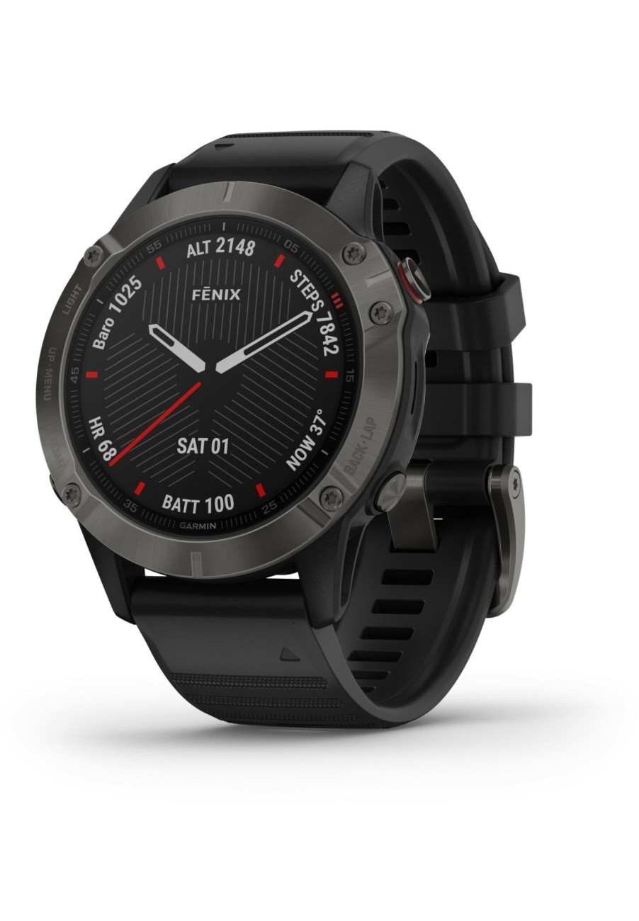 Navigation & Computer | Garmin Garmin Fenix 6 Sapphire Multisport Gps Smartwatch Schwarz