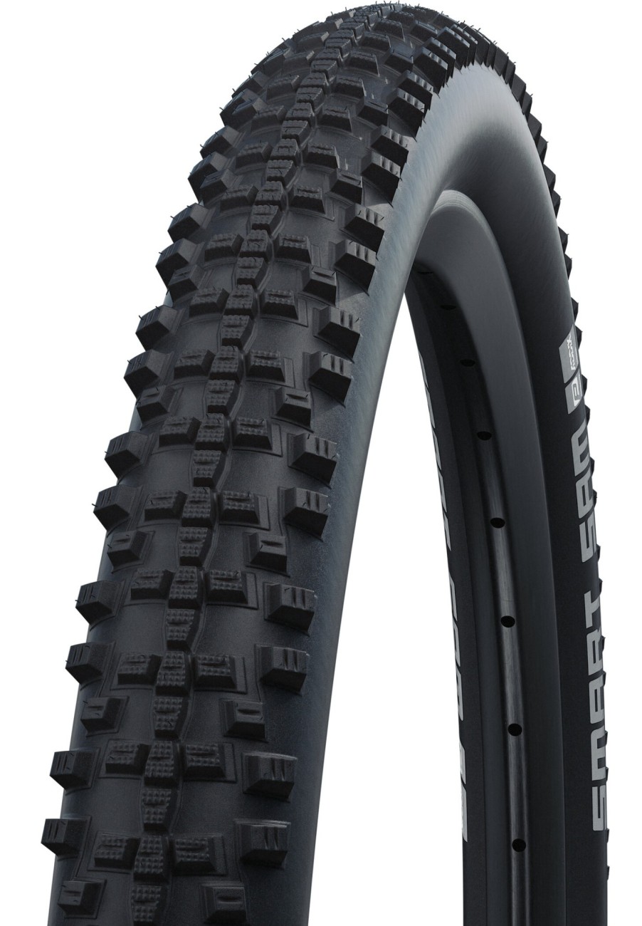 E-Bike Teile | SCHWALBE Schwalbe Smart Sam Drahtreifen 26" Addix Plus Performance Snakeskin Greeng Schwarz