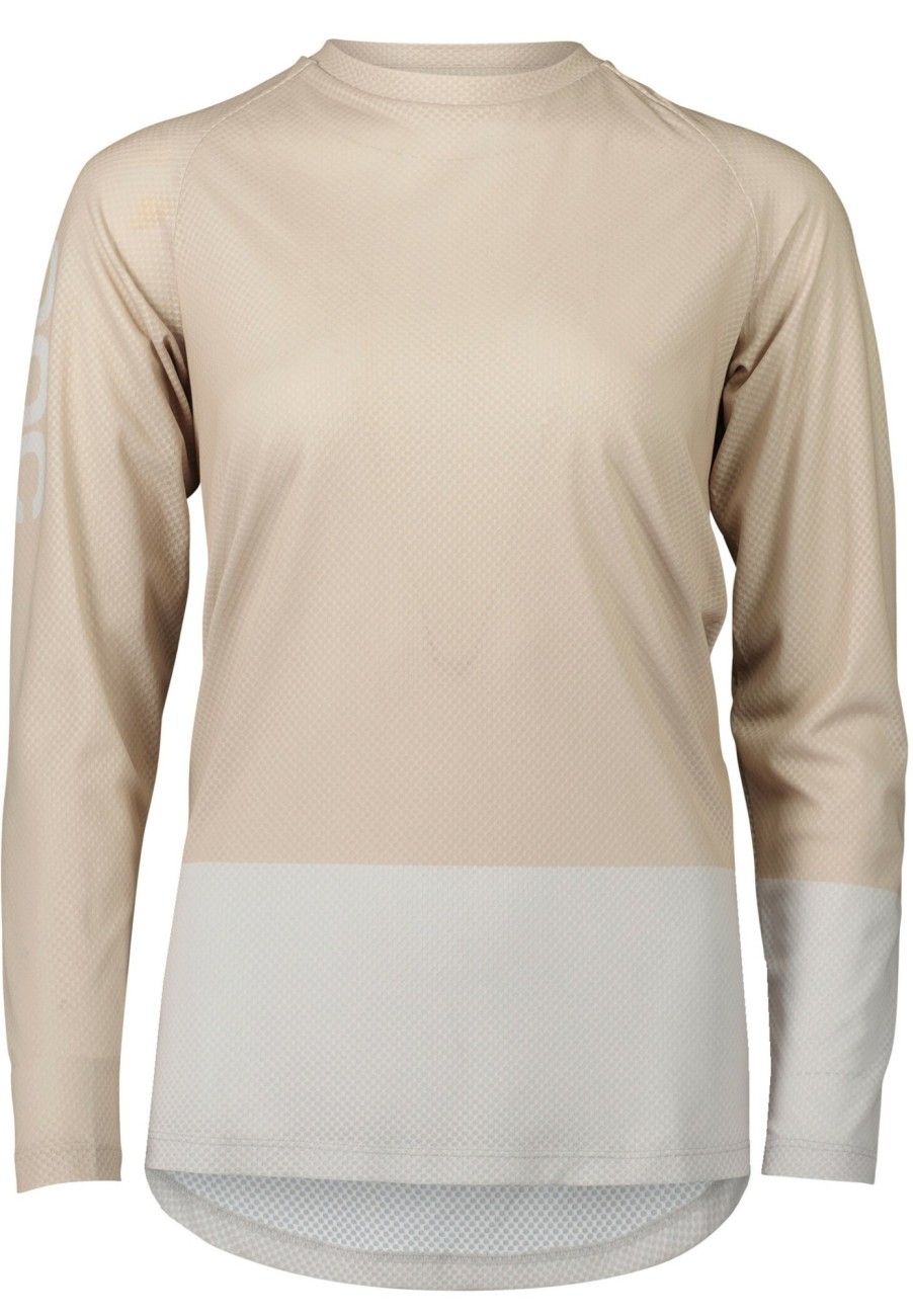 Trikots Langarm | POC Poc Mtb Pure Langarm Trikot Damen Beige