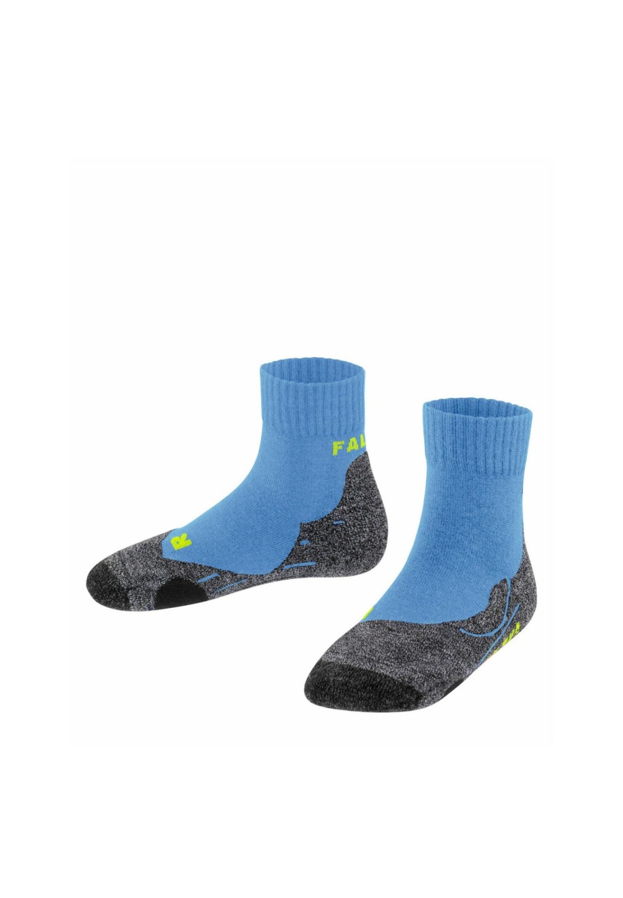 Socken | Falke Falke Tk2 Kurze Socken Kinder Turkis/Grau