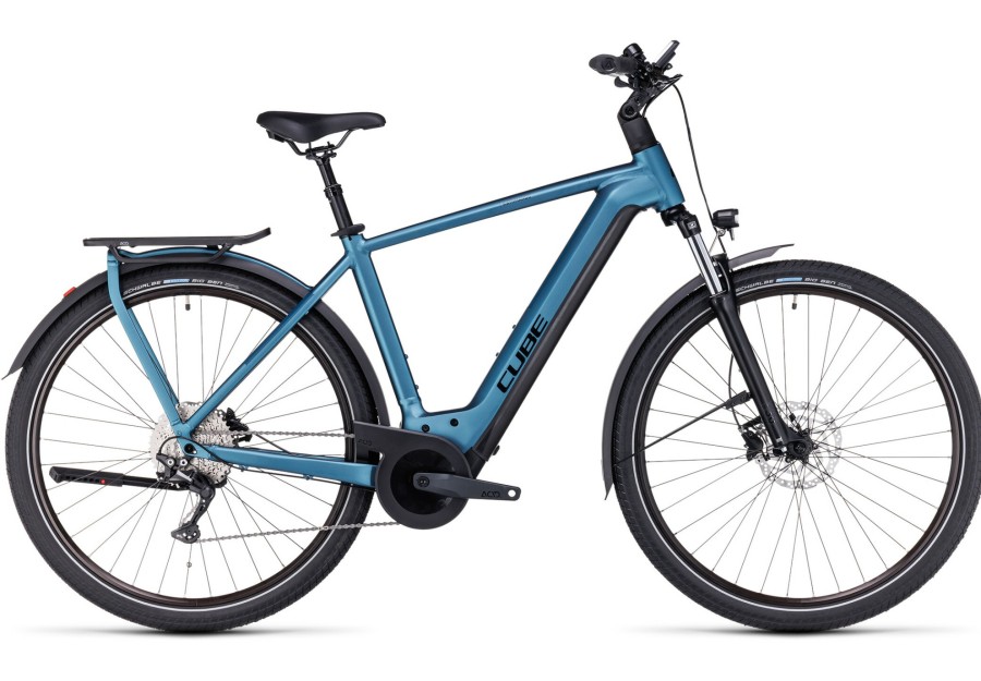 E-Bikes Trekking | Cube Cube Kathmandu Hybrid One 625 Blau/Schwarz