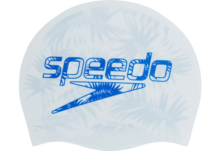 Schwimmkappen | speedo Speedo Reversible Slogan Cap Kinder Weis