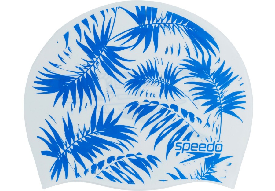 Schwimmkappen | speedo Speedo Reversible Slogan Cap Kinder Weis