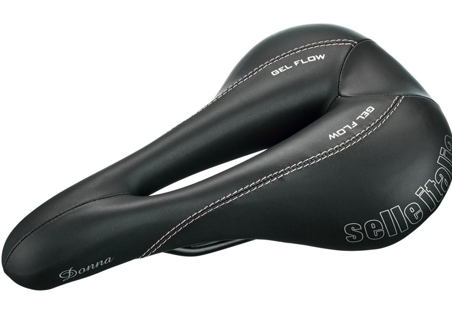 Sattel | Selle Italia Selle Italia Donna Gel Flow Sattel Damen Schwarz