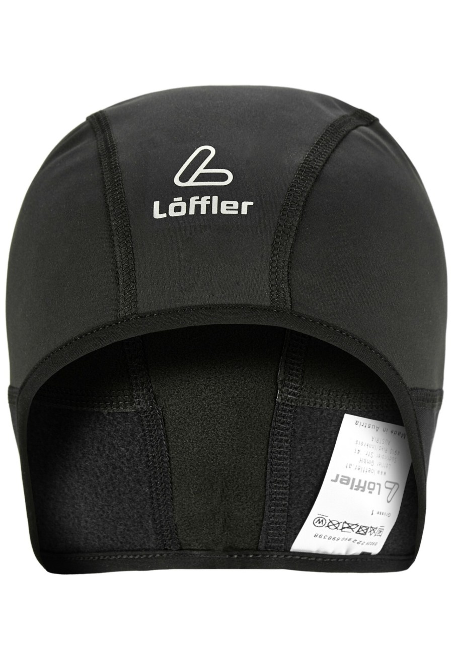 Kopfbedeckungen | Löffler Loffler Cycling Cap Ws Softshell Warm Schwarz