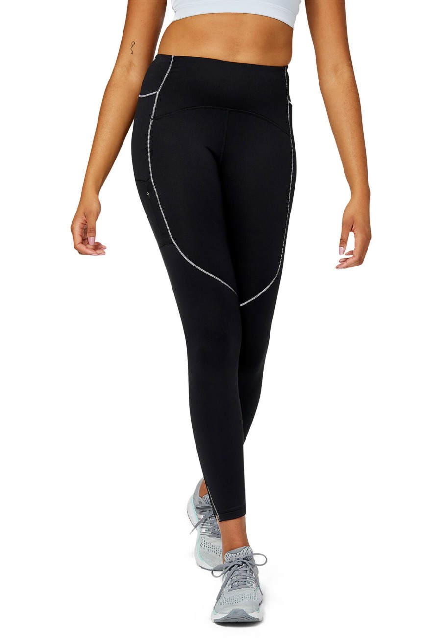 Laufbekleidung | New Balance New Balance Impact Run Heat Tights Damen Schwarz