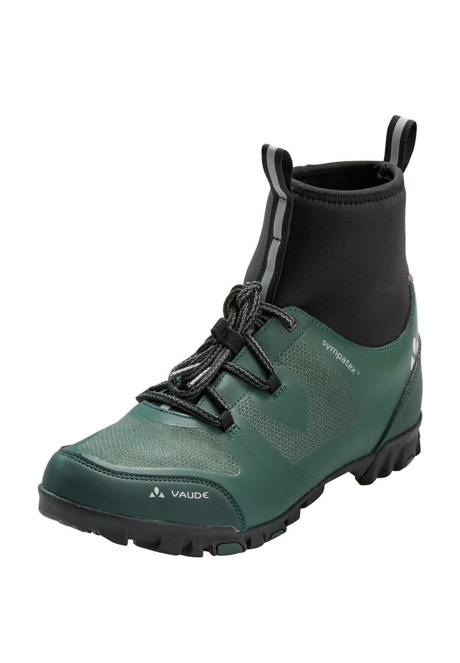 Rennradschuhe | VAUDE Vaude Tvl Pavei Winter Stx Mid-Cut Schuhe Grun/Schwarz