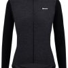 Trikots Langarm | Santini Santini Pure Thermotrikot Damen Schwarz