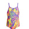 Schwimmbekleidung | Funkita Funkita Printed One Piece Badeanzug Madchen Bunt