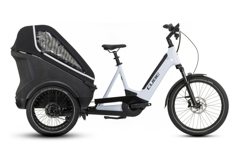 E-Lastenfahrrader | Cube Cube Trike Hybrid Family 750 Weis