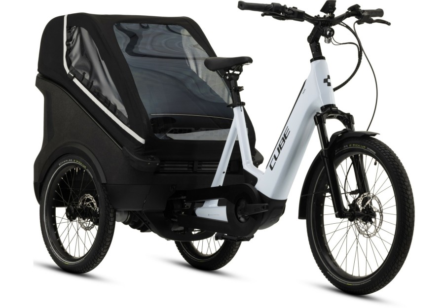 E-Lastenfahrrader | Cube Cube Trike Hybrid Family 750 Weis