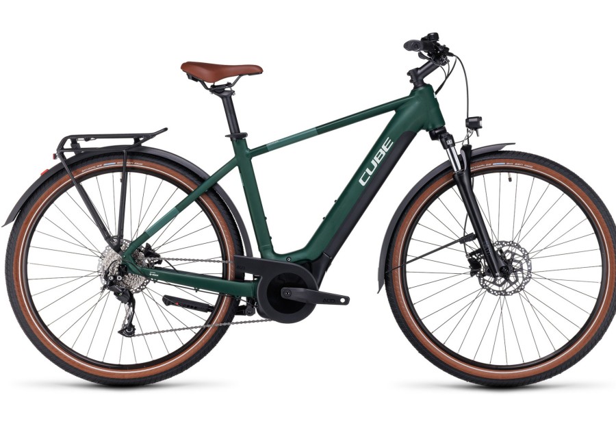 E-Bikes Trekking | Cube Cube Touring Hybrid One 500 Grun/Schwarz