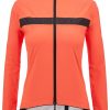 Rennradjacken | Santini Santini Guard Neos Regenjacke Damen Rot/Schwarz