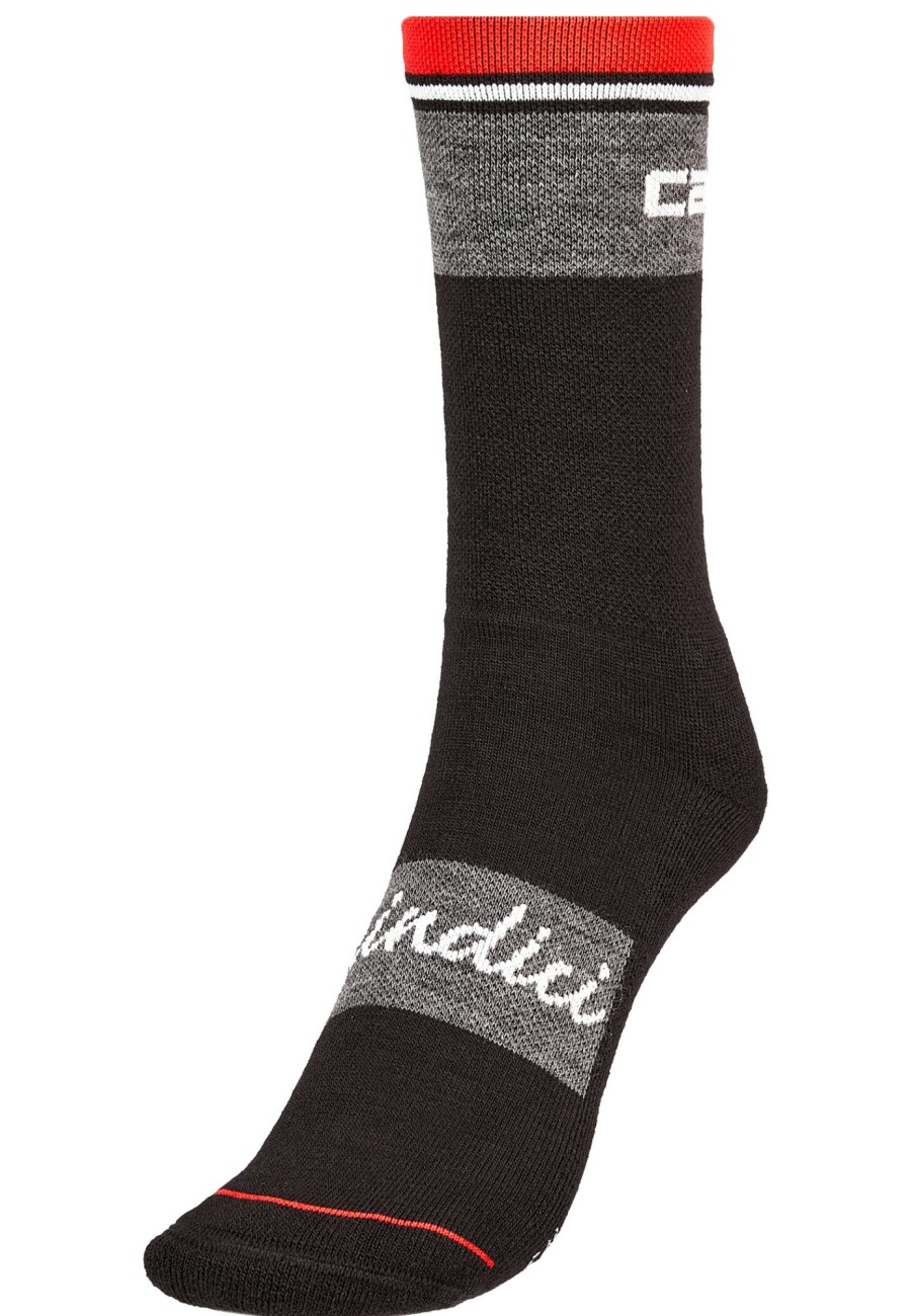 Socken | Castelli Castelli Quindici Soft Merino Socken Schwarz