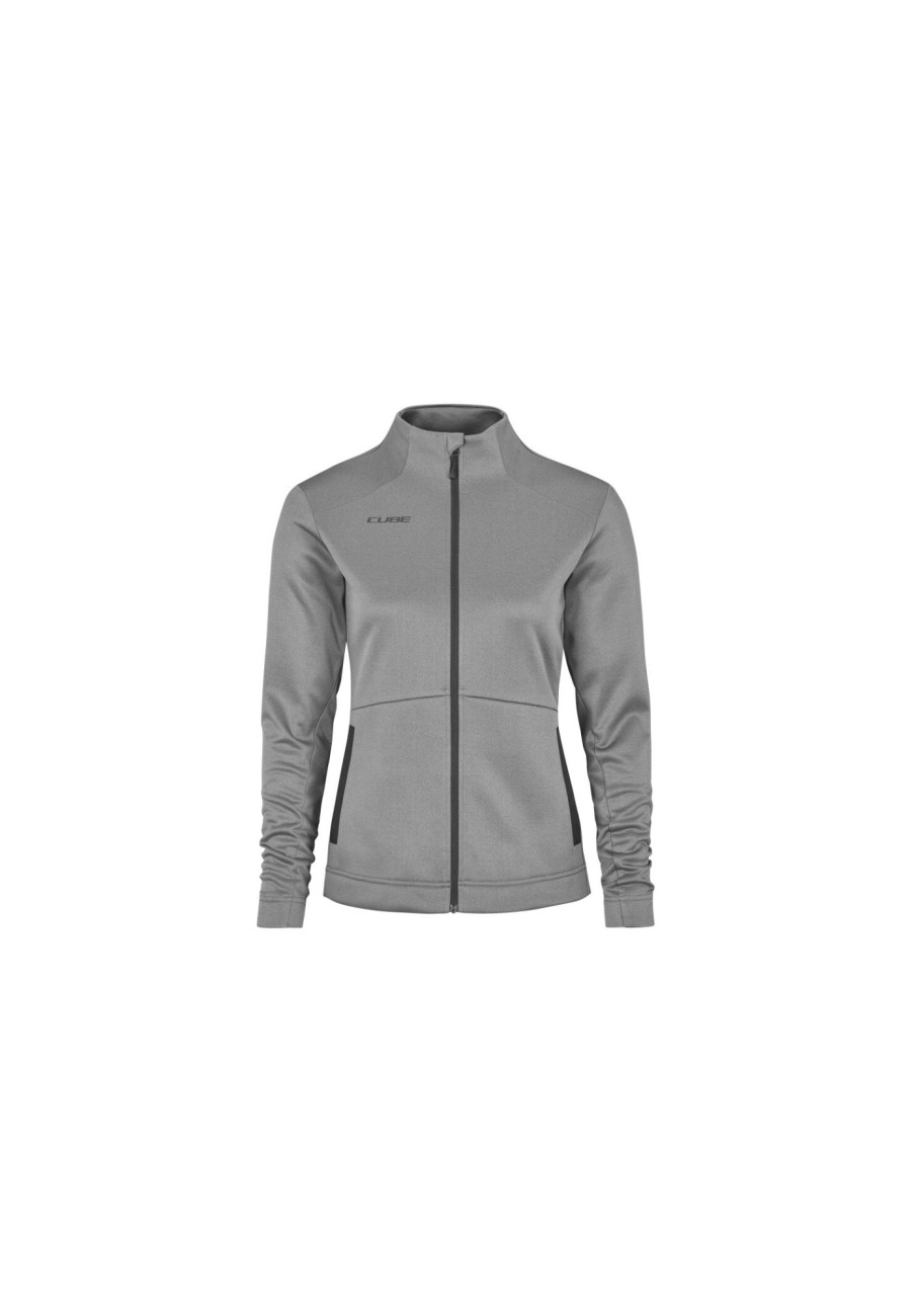 Mtb Jacken | Cube Cube Atx Midlayer Jacke Damen Grau