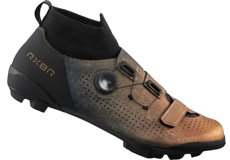 Gravel-Schuhe | Shimano Shimano Rx801R Fahrradschuhe Orange/Schwarz