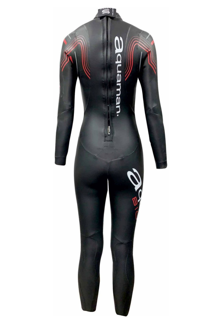 Schwimmbekleidung | Aquaman Aquaman Bionik Langarm Skinsuit Damen Schwarz