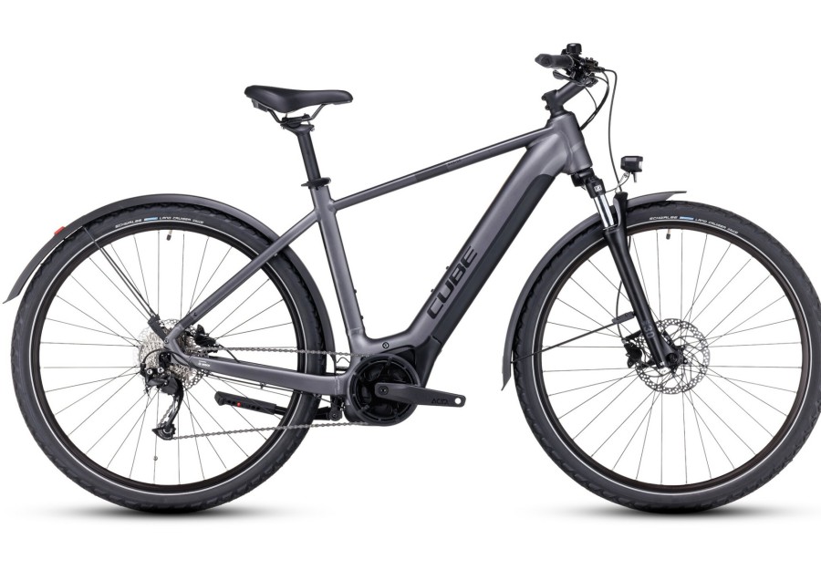 E-Bikes Trekking | Cube Cube Nuride Hybrid Performance 625 Allroad Grau