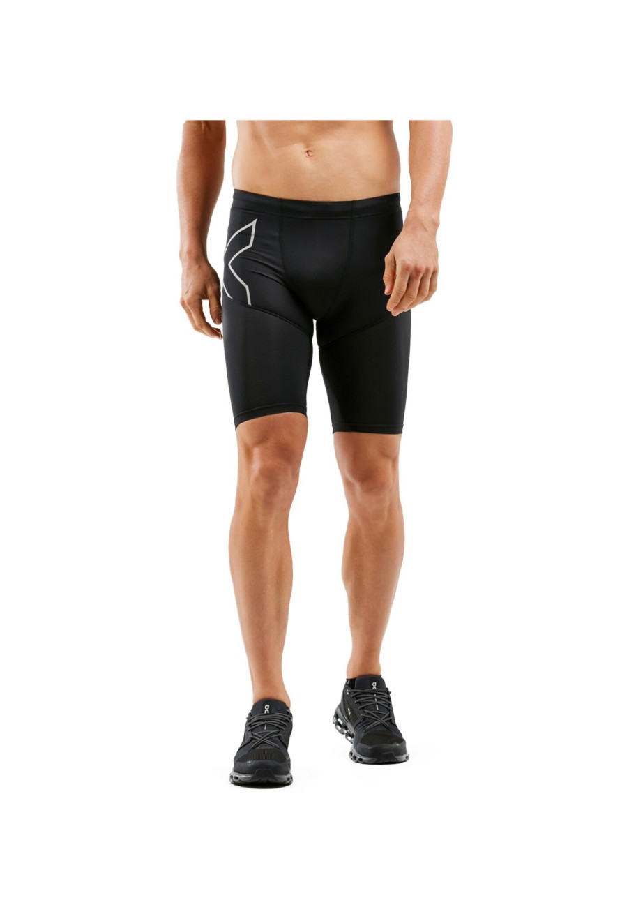 Laufbekleidung | 2XU 2Xu Run Dash Compression Shorts Herren Schwarz