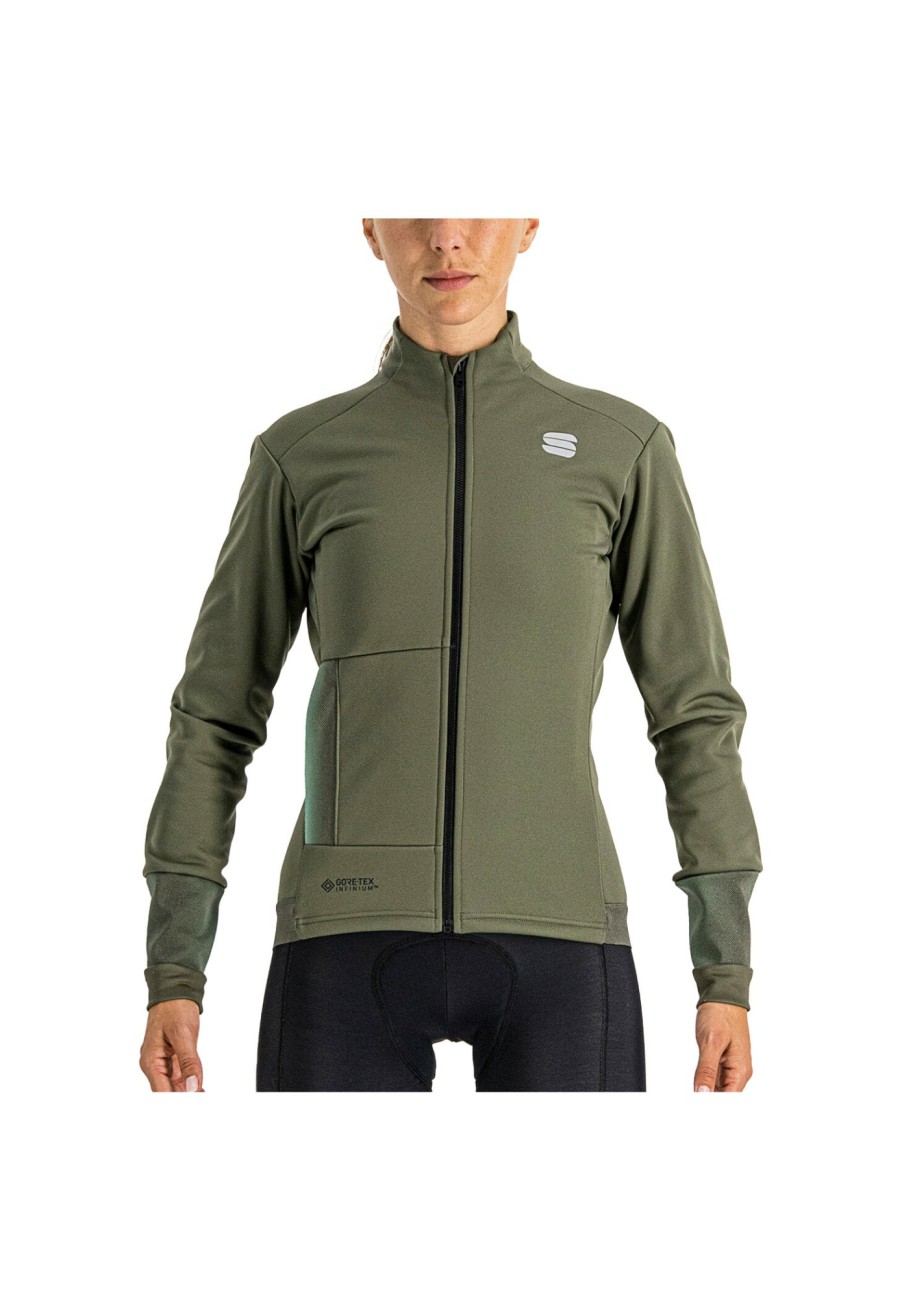 Rennradjacken | Sportful Sportful Super Jacke Damen Oliv