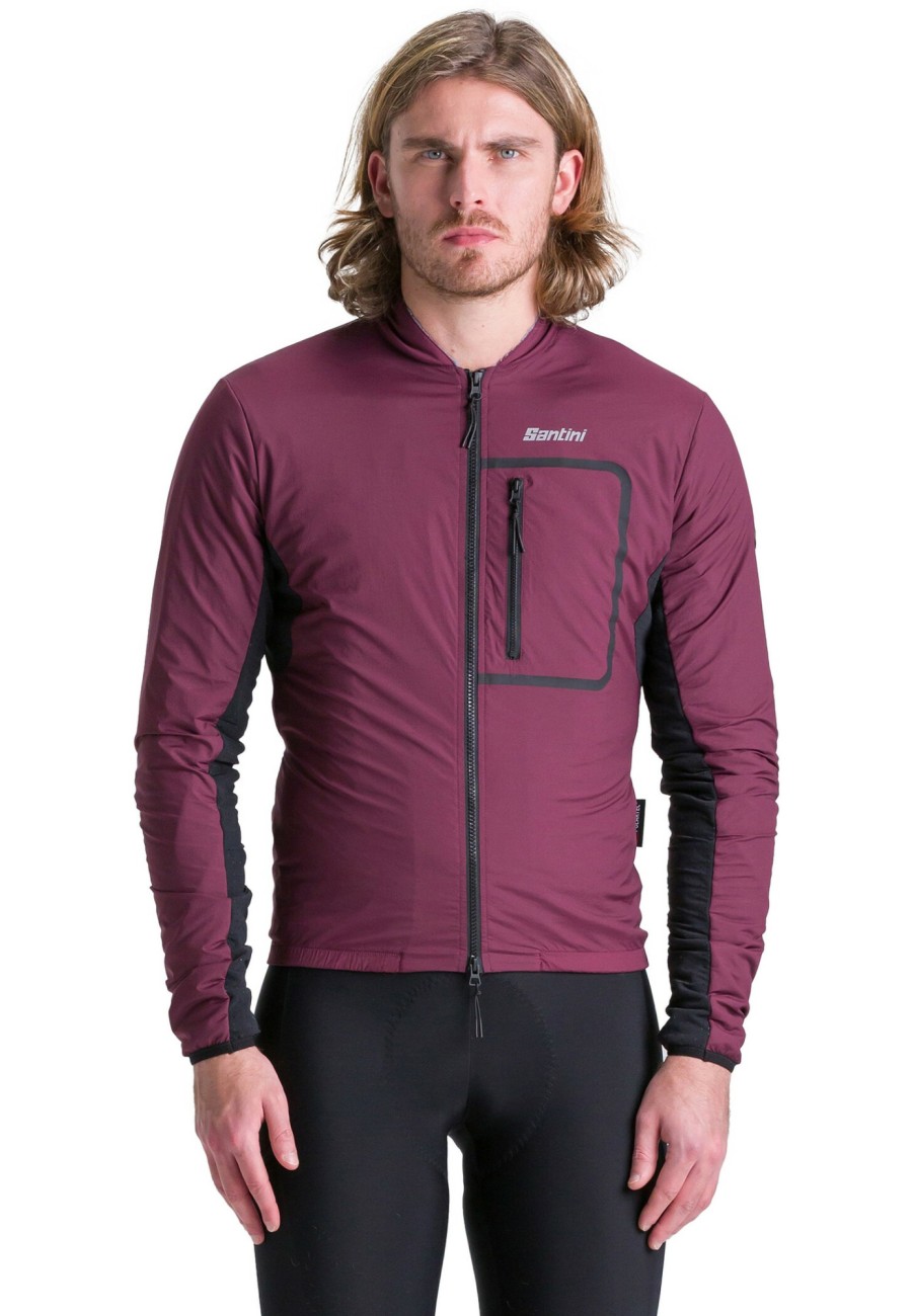 Windjacken | Santini Santini Alpha Trail Windjacke Herren Rot