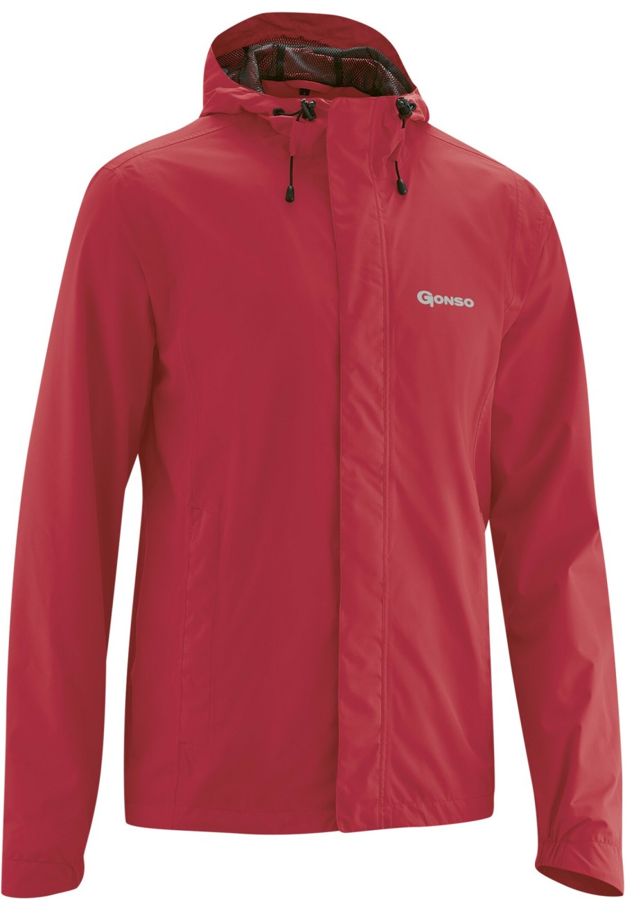 Rennradjacken | Gonso Gonso Save Light Regenjacke Herren Rot