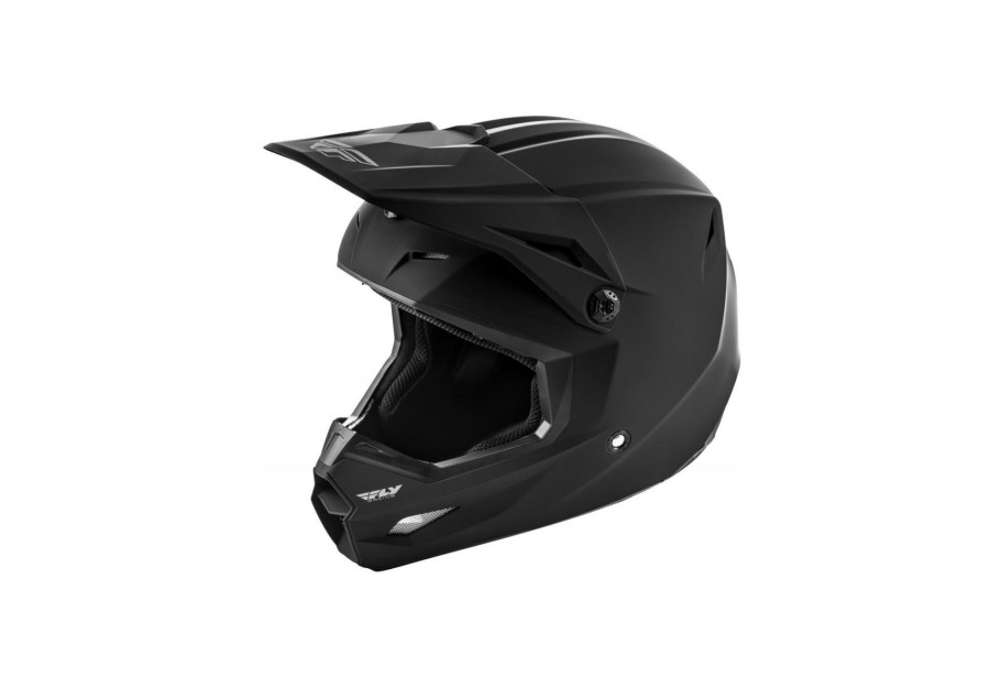 Kinderhelme | Fly Racing Fly Racing Kinetic Solid Helm Kinder Schwarz