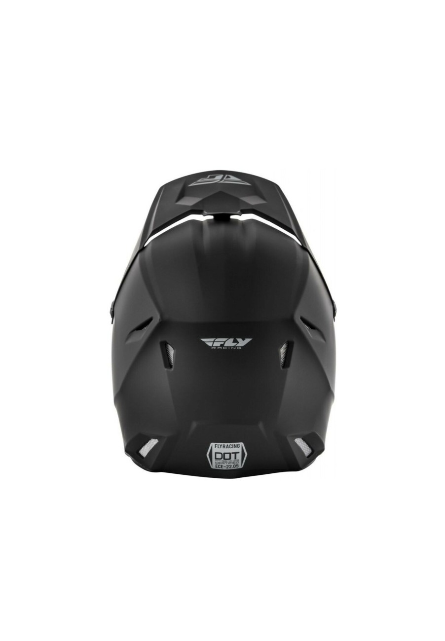 Kinderhelme | Fly Racing Fly Racing Kinetic Solid Helm Kinder Schwarz