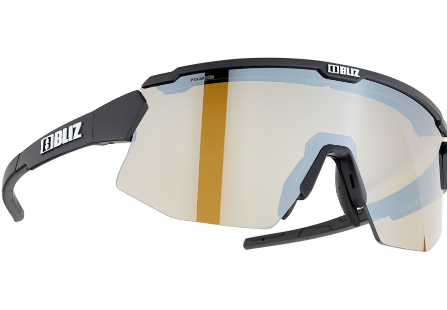 Triathlon Zubehor | Bliz Bliz Breeze Padel Edition Sonnenbrille Schwarz/Silber