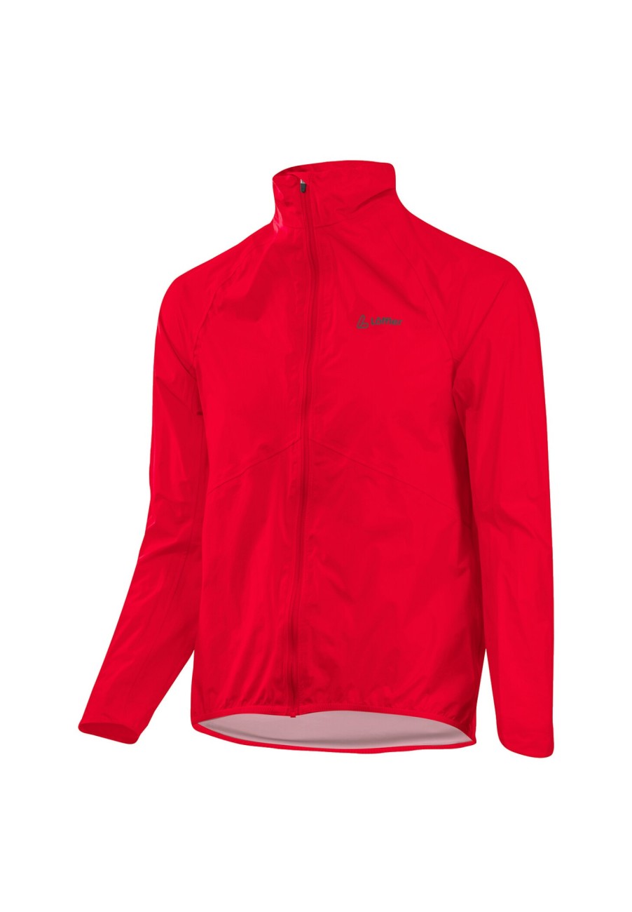 Rennradjacken | Löffler Loffler Wpm Pocket Fahrrad Jacke Herren Rot