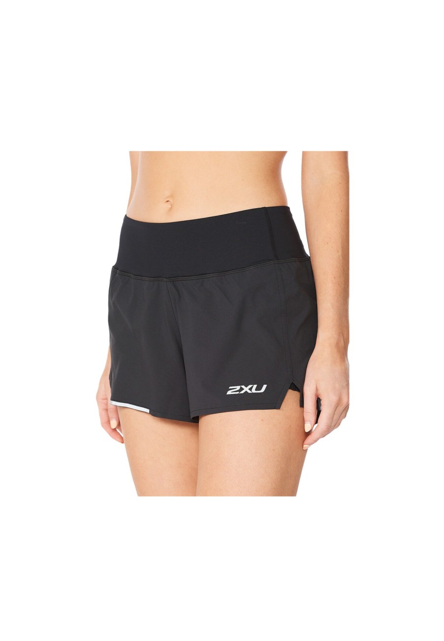 Laufbekleidung | 2XU 2Xu Aero 2-In-1 3" Shorts Damen Schwarz