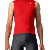 Rennrad Trikots | Castelli Castelli Entrata Vi Armelloses Trikot Herren Rot