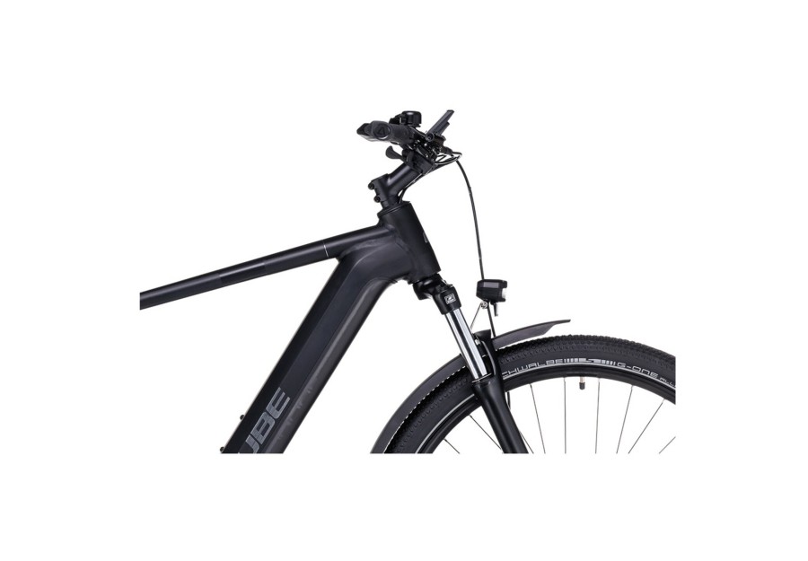 E-Bikes Trekking | Cube Cube Nuride Hybrid Pro 750 Allroad Schwarz