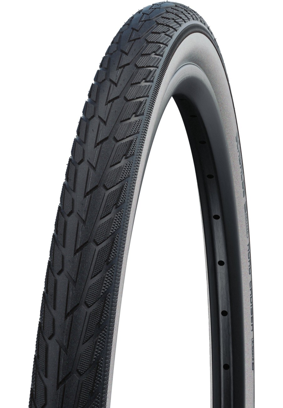 Reifen | SCHWALBE Schwalbe Road Cruiser Drahtreifen 20X1.75" K-Guard Active Schwarz/Weis